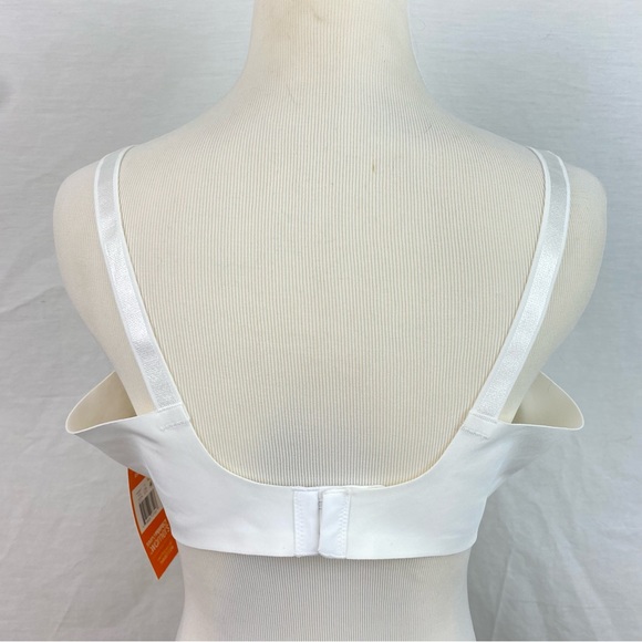 Warner's Women's Bra 40C White Simply Perfect Smoothes Underarm Bulge Underwire - Picture 6 of 11